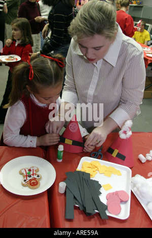 Virginia Hampton,Virginia Air & Space Museum,history,exhibit exhibition collection,display sale education,learn,information,Breakfast with Santa Claus Stock Photo