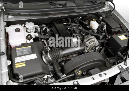 2006 Buick Rainier CXL in Gray - Engine Stock Photo