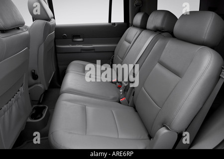 2006 Dodge Durango SLT in Blue - Rear seats Stock Photo