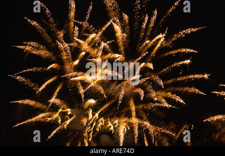 fireworks firework display rocket explosion exploding texture Stock Photo