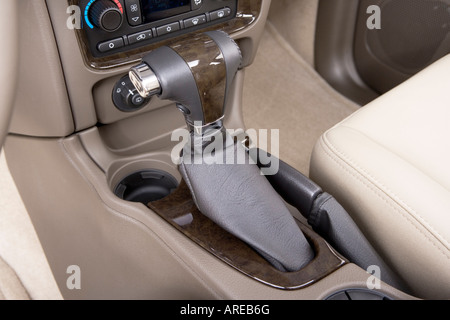 2006 Buick Rainier CXL in Gray - Gear shifter/center console Stock Photo