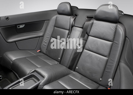 2006 Volvo C70 T5 in Silver - Rear seats Stock Photo