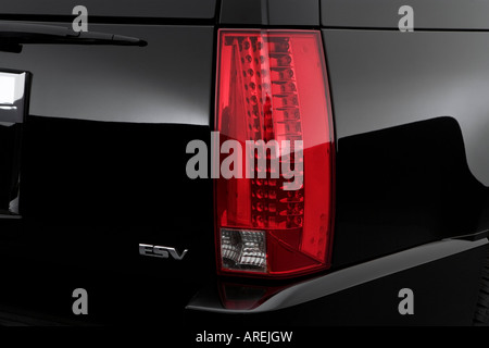 2007 Cadillac Escalade ESV in Black - Tail light Stock Photo