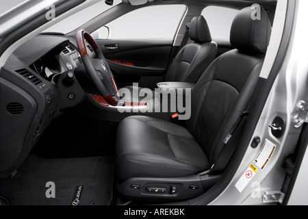 2007 Lexus ES 350 in White - Front seats Stock Photo