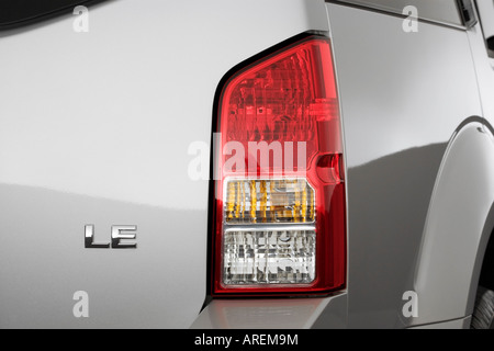 2006 Nissan Pathfinder LE in Silver - Tail light Stock Photo