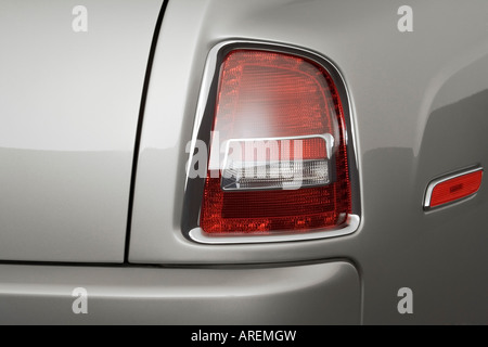 2005 Rolls-Royce Phantom in Silver - Tail light Stock Photo