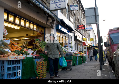 Seven Sisters Road at junction with Holloway Road North London Stock Photo