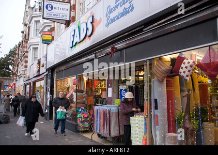 Walworth Road South London running between the Elephant and Castle and Camberwell Green Stock Photo