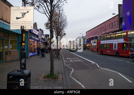 Walworth Road South London running between the Elephant and Castle and Camberwell Green Stock Photo