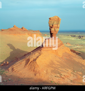 Erosion rock in Khermen Tsav Canyon. Gurvansaikhan National Park, South Gobi desert, Mongolia Stock Photo