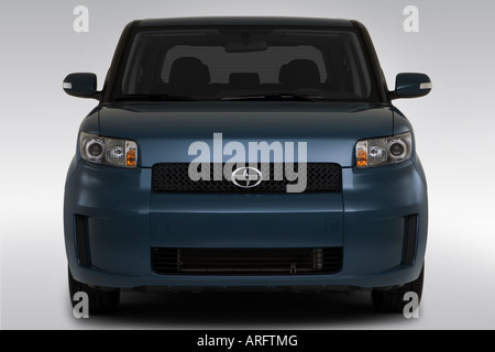 2008 Scion xB in Blue - Low/Wide Front Stock Photo