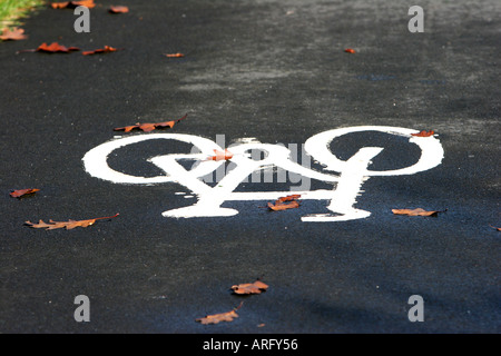 bike sign Stock Photo