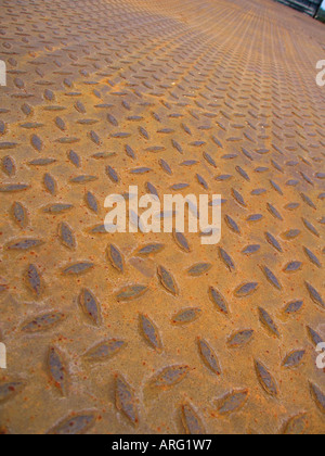Abstract pattern of rusty metalwork Stock Photo