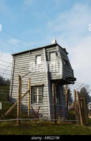 Whatch tower at the Natzweiler Struthof camp Stock Photo