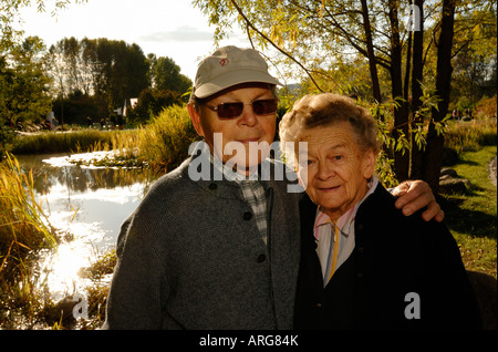 Old married couple. Stock Photo