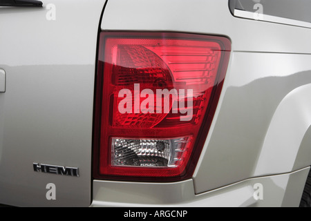 2007 Jeep Grand Cherokee Limited in Gray - Tail light Stock Photo