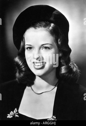Dors, Diana, 23.10.1931 - 4.5.1984, British actress, portrait in young days, 1940s, Stock Photo