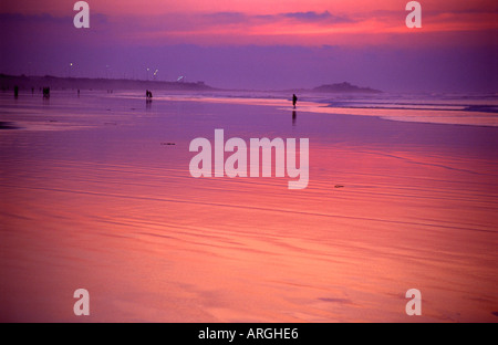 Dar-el-Baida Ain Diab Beach Corniche Atlantic Ocean Greater Casablanca Region Western Morocco Maghreb Maghrebian North Africa Stock Photo