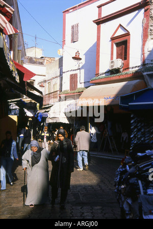 Old Medina Dar-el-Baida Greater Casablanca Region Western Morocco Maghreb Maghrebian Berber Arab Arabic Moroccan North Africa Stock Photo