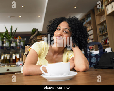 Woman in Cafe