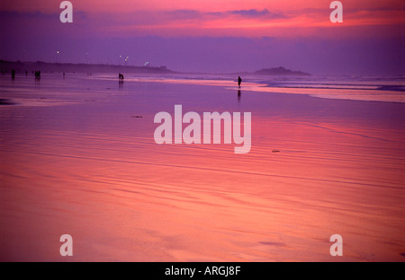 Dar-el-Baida Ain Diab Beach Corniche Atlantic Ocean Greater Casablanca Region Western Morocco Maghreb Maghrebian North Africa Stock Photo