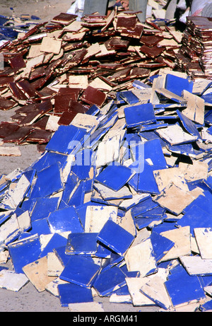 Pot Factory Fes Fez Fès-Boulemane Northern Morocco Maghreb Maghrebian Berber Arab Arabic Moroccan North Africa Stock Photo
