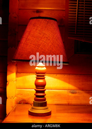 Lamp in Cottage Stock Photo