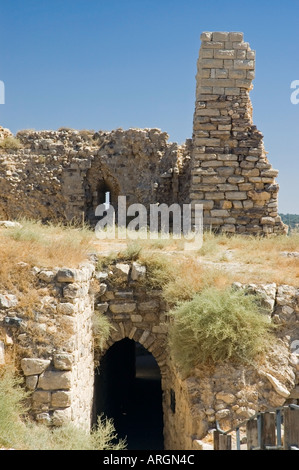 Stone walls and arch, Karak, Kerak, Crusader castle, redoubt, Hashemite Kingdom of Jordan, Middle East. DSC 5261 Stock Photo