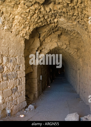Stone walls and arch, Karak, Kerak, Crusader castle, redoubt, Hashemite Kingdom of Jordan, Middle East. DSC 5276 Stock Photo
