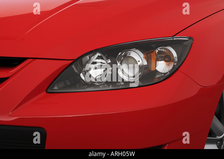 2007 Mazda MAZDASPEED3 Sport in Red - Dashboard, center console, gear