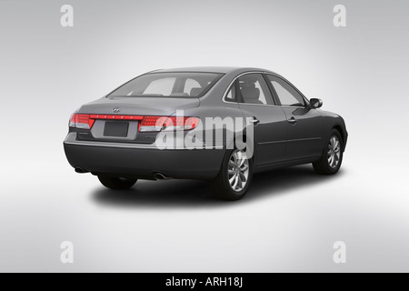 2007 Hyundai Azera Limited in Gray - Rear angle view Stock Photo