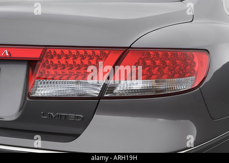 2007 Hyundai Azera Limited in Gray - Tail light Stock Photo