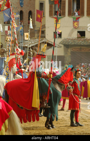 Arezzo Tuscany Giostra Saraceno Saracen Joust Stock Photo Alamy