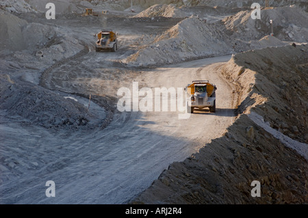 China clay mining industry cornwall UK Stock Photo
