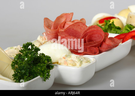 Close up of a platter of finger food being handed out at a city networking  event / party Stock Photo - Alamy