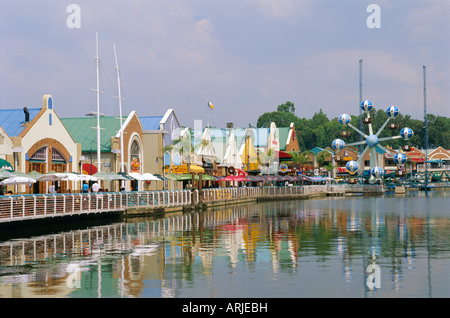 Randburg Waterfront, shops and restaurants, Johannesburg, South Africa Stock Photo