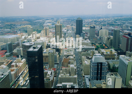 Aerial view of Johannesburg city centre Stock Photo - Alamy