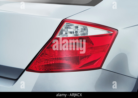 2008 Honda Accord LX-S in Silver - Tail light Stock Photo