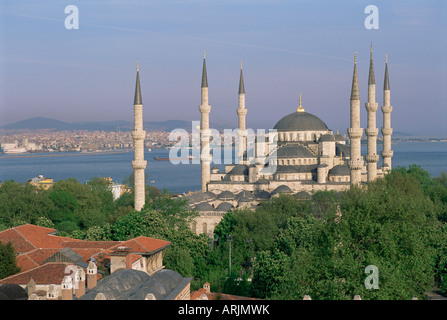 The Blue Mosque (Sultan Ahmet Mosque), UNESCO World Heritage Site, Istanbul, Marmara province, Turkey, Europe Stock Photo