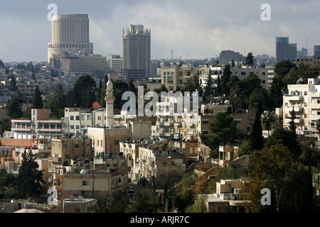 JOR, Jordan, Amman: Houses in the Zahran and Jebel Amman district Stock Photo