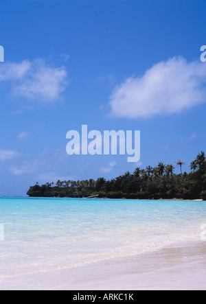 Beach and island, Lifou Island, New Caledonia Stock Photo