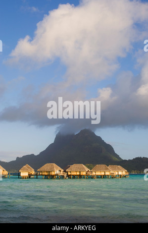 Pearl Beach Resort, Bora-Bora, Leeward group, Society Islands, French Polynesia, Pacific Islands, Pacific Stock Photo