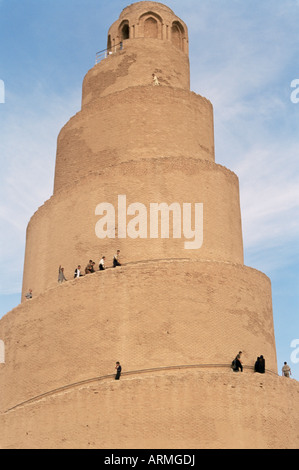 Al Malwuaiya Tower (Malwiya Tower) (minaret), Samarra, Iraq, Middle East Stock Photo