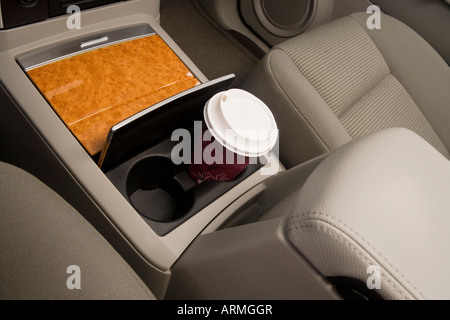 2008 Chrysler Aspen Limited in Gray - Cup Holder with Prop Stock Photo