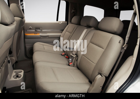 2008 Chrysler Aspen Limited in Gray - Rear seats Stock Photo