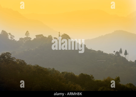 Thimphu Chhu (river) Valley, Bhutan, Himalayas, Asia Stock Photo