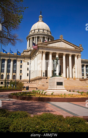 State Capitol Building, Oklahoma City, Oklahoma, United States of America, North America Stock Photo