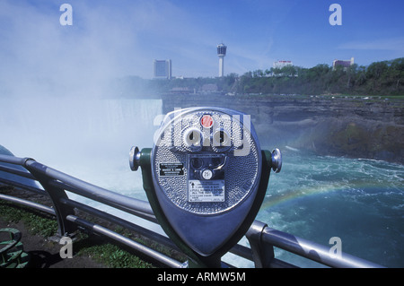 American Falls and viewscope, Niagara Falls, Ontario, Canada. Stock Photo