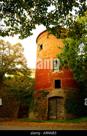 A 16th Century tower in Citerna Umbria Italy in autumn Stock Photo