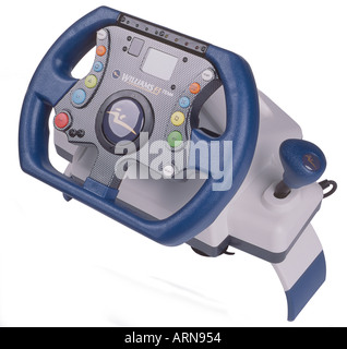 Williams Formula One console driving games Stock Photo
